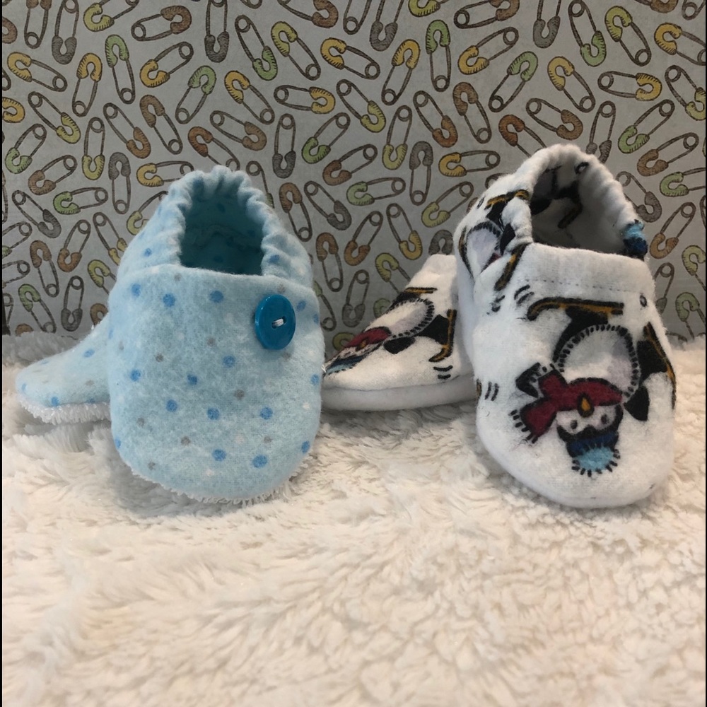 Baby boy slippers 0-3 months